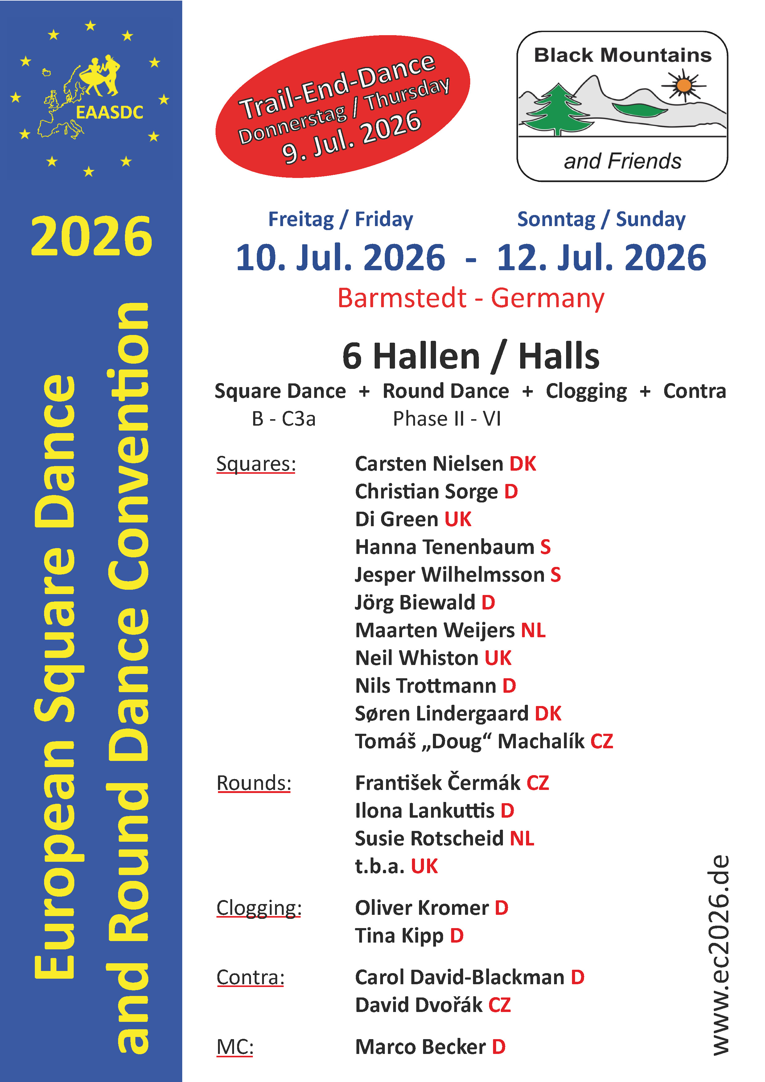 European Square Dance and Round Dance Convention 2026